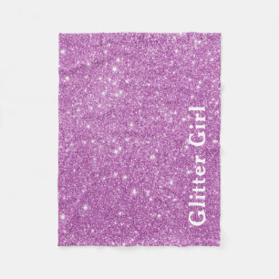 Couverture Polaire Fille Pailletée Rose Montre Ton Charme Étincelant
