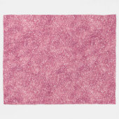 Couverture Polaire Fille Parties scintillant rose étincelle Glitz     (Devant (Horizontal))