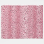 Couverture Polaire Fille Parties scintillant rose Leopard Ombre (Devant (Horizontal))