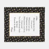 Couverture Polaire Fille que j'aime (Devant (Horizontal))