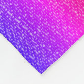 Couverture Polaire Fille Retro Arc-en-ciel brillant côté heureux (Coin)