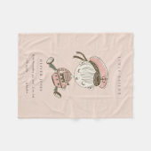 Couverture Polaire Fille rose rousse Petit marin Nautique Petit État (Devant (Horizontal))