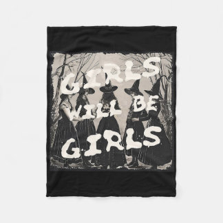 Couverture Polaire Fille Sera Fille Sorcière Drôle Halloween Vibes Fe