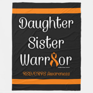 Couverture Polaire Fille Sœur Guerrière...Couverture Polaire RSD/CRPS