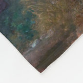 Couverture Polaire Filles avec la Branche Cerise, Bouguereau (Coin)