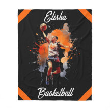 Filles Basketball Aquarelle Personnalisée