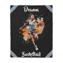 Filles Basketball Aquarelle Personnalisée