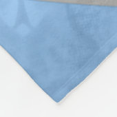 Couverture Polaire filles bleu clair noir volleyball personnalisées (Coin)