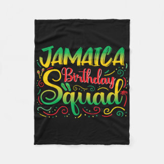 Couverture Polaire Filles d'anniversaire Voyage de l'équipe Jamaïque