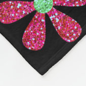 Couverture Polaire Filles de soccer puissance florale (Coin)