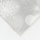 Couverture Polaire Filles Figure Patinage Typographie Flocon de neige (Coin)