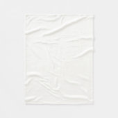 Couverture Polaire Filles Fleurs mignonnes Motif Monogramme et nom En (Dos)