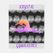 Couverture Polaire Filles Gymnastique Blanche polaire (Devant)