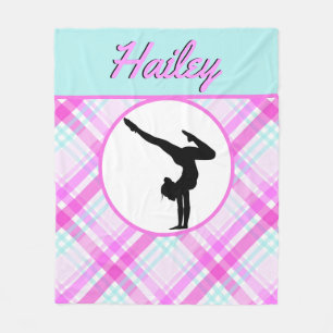 Couverture Polaire Filles Gymnastique Pastel Pinks et Teals