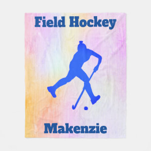 Couverture Polaire Filles Hockey sur gazon Abstrait