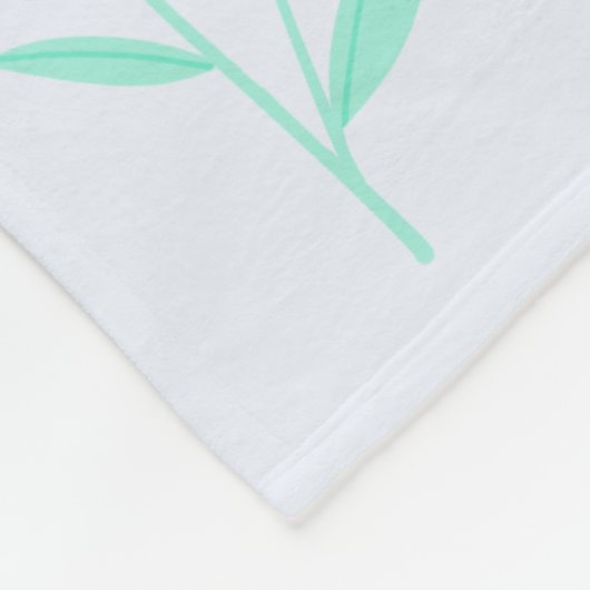 Couverture Polaire Filles Joli Flamant rose Tropical Rose & Fleurs En (Coin)