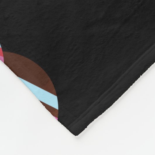 Couverture Polaire Filles Karate Joyeux Décor de Pâques (Coin)