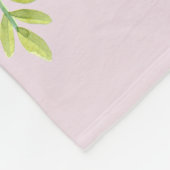 Couverture Polaire Filles mignonnes Violet Floral Mois Milestone Baby (Coin)