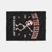 Couverture Polaire Filles Rayonner Joie Rad Tech Radiologue Noël (Devant (Horizontal))