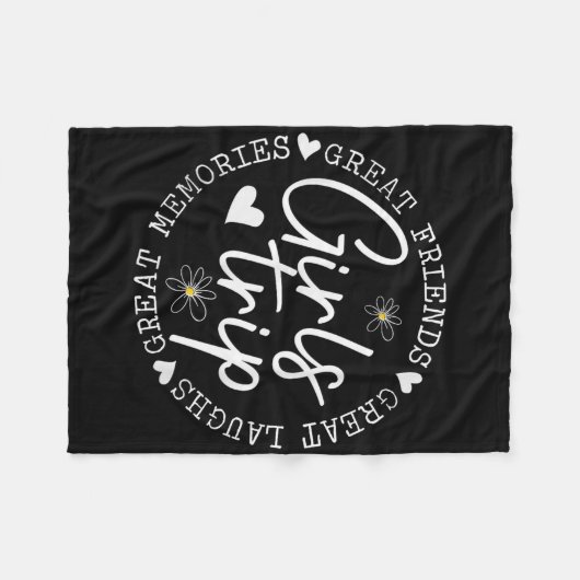 Couverture Polaire Filles Voyage Correspondance Besties Vacances d'ét (Devant (Horizontal))