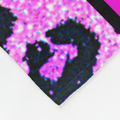 Couverture Polaire Filles "Wild About Dance" Leopard rose (Coin)