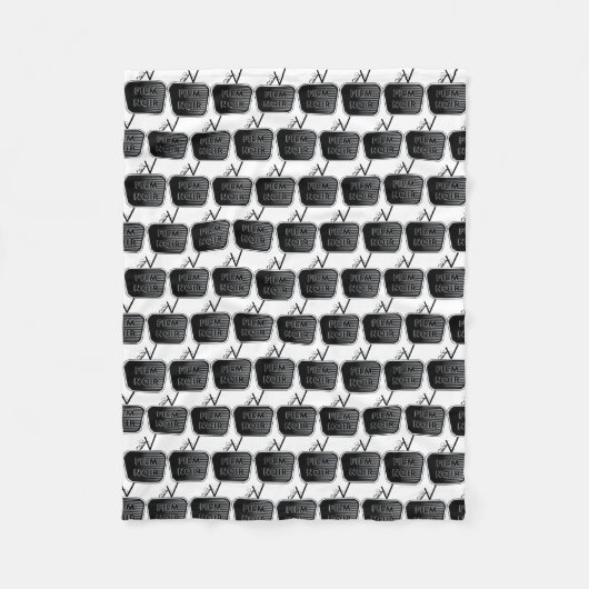 Couverture Polaire Film Noir (Devant)