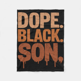 Couverture Polaire Fils Noir Drogue Mois de l'Histoire des Noirs June