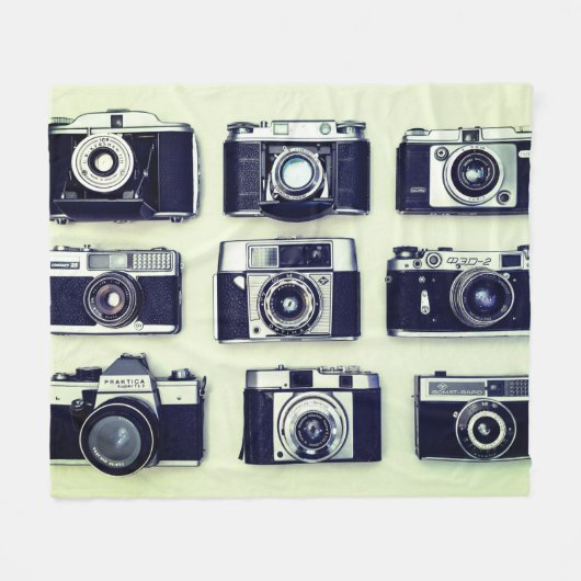 Couverture Polaire Filtrage de caméra vintage (Devant (Horizontal))