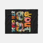 Couverture Polaire Fin 8e année Super diplôme Dernier jour de l'école (Devant (Horizontal))