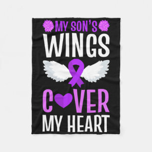 Couverture Polaire Fin de l'overdose Les ailes de mon fils couvrent m