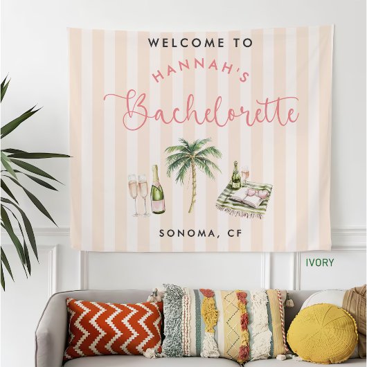 Couverture Polaire Fin de semaine Retro Pink Wine Country