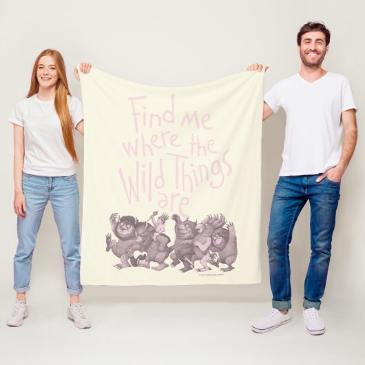 Couverture Polaire Find Me Where the Wild Things Are (En situation)