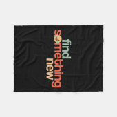 Couverture Polaire Find Soing New Funny Sarcastic Trump Slogan Quote  (Devant (Horizontal))