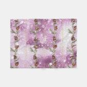 Couverture Polaire Fir Branches With Pine Cones On Snow (Devant (Horizontal))