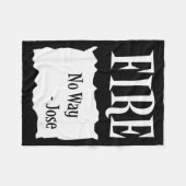 Couverture Polaire Fire - Hot Packet Halloween Taco Costume  (Devant (Horizontal))