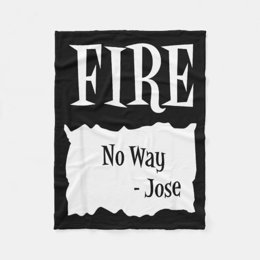 Couverture Polaire Fire - Hot Packet Halloween Taco Costume  (Devant)