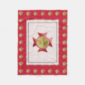 Couverture Polaire Fire Lieutenant 1 Bugle Maltese Cross (Devant)