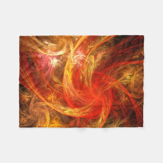Couverture Polaire Firestorm Nova Art Abstrait (Devant (Horizontal))