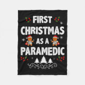 Couverture Polaire First Christmas As A Paramedic Funny Holiday Men W (Devant)