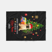 Couverture Polaire First Christmas In Our New Home Xmas Gift For Pug (Devant (Horizontal))