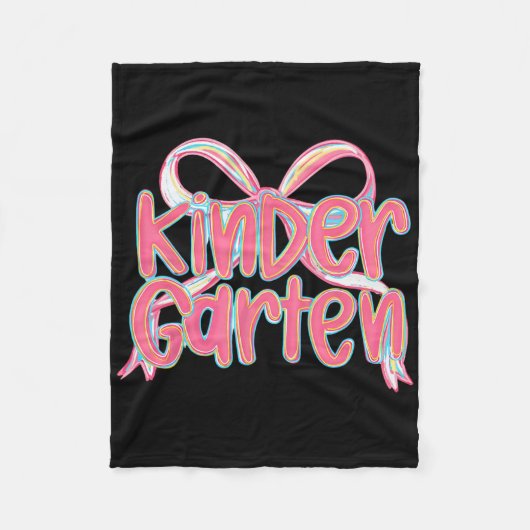 Couverture Polaire First Day Of Third Grade Floral Bundle For Teacher (Devant)