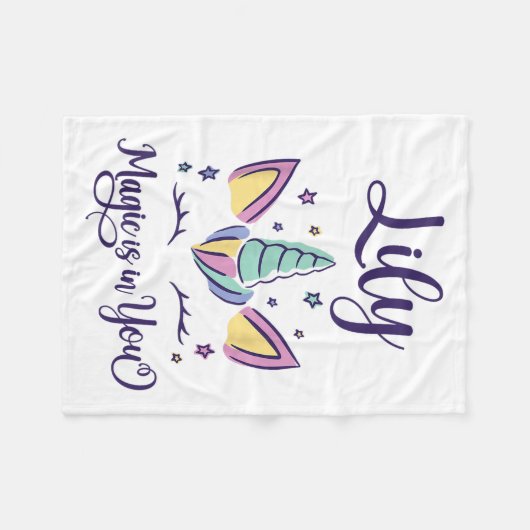 Couverture Polaire First Name Lily D Lily  (Devant (Horizontal))