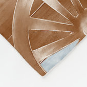 Couverture Polaire First Rodeo Birthday Rustic Monthly Photo Sign (Coin)