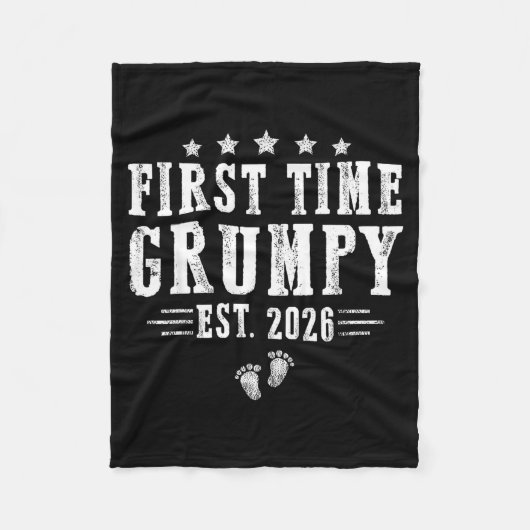 Couverture Polaire First Time Mpy Est.2026 Father's Day Promoted To P (Devant)