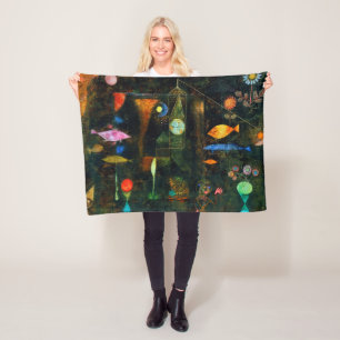 Couverture Polaire Fish Magic, Paul Klee