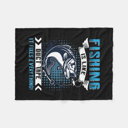 Couverture Polaire Fisher Gift Fishing corrige tout (Devant (Horizontal))