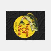 Couverture Polaire Fishers Of Men Christian Matthew 4-19 Bible Fishin (Devant (Horizontal))