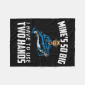 Couverture Polaire Fishing Funny Shirt Sarcasm Quotes Joke Hobbies Hu (Devant (Horizontal))