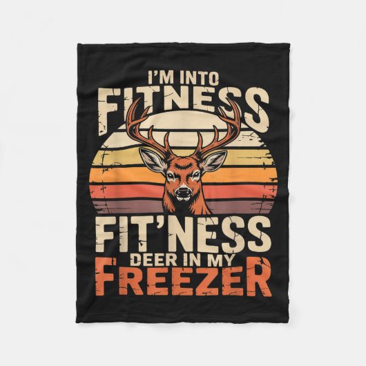 Couverture Polaire Fitness Deer In My Zer Deer Hunting  (Devant)