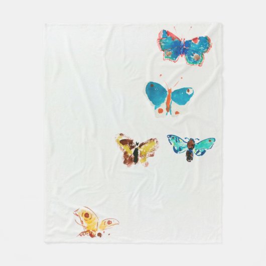 Couverture Polaire Five Butterflies (Devant)